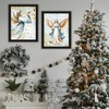 SEVOBAL Wall Art, "Angels We Have Heard on High" Framed Art Duo for Timeless Holiday Decor, Black, 18"*1"*14" - 3 of 4