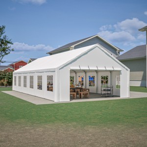 20x40 FT Heavy Duty Party Tent,Large Wedding Event Canopy Gazebo with Removable Sidewalls,Waterproof UV-Proof Cover-Maison Boucle - 1 of 4
