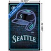 Trends International MLB Seattle Mariners - Neon Helmet 23 Unframed Wall Poster Prints - 3 of 4