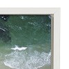 Kate and Laurel Sylvie La Jolla Curves Framed Canvas by Rachel Bolgov, 23x33, White - 3 of 4