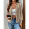 Womens Cardigan Sweaters Long Sleeve Casual Lightweight Button Down V-Neck Fall Clothes - 3 of 4