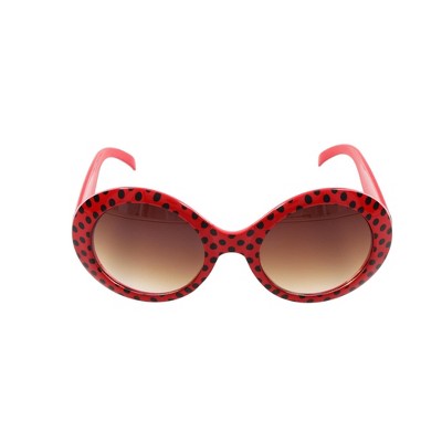 Forum Novelties Retro Rock Red Polkadot Costume Sunglasses Adult