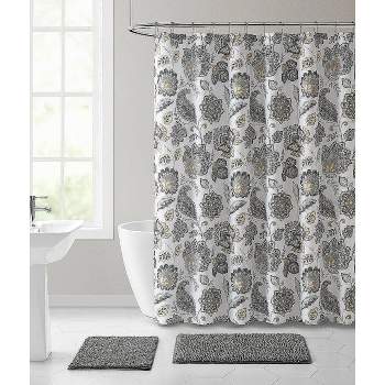 Hotel Collection Premium Waffle Weave Mold & Mildew Resistant Fabric Shower  Curtain By Kate Aurora : Target