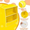 Kids Bookshelf,Book Storage Organizer,2-Tier Kids Bookcase with Open Compartments for Bedroom,Livingroom,Playroom - 3 of 4