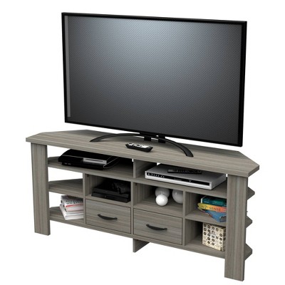 Smoke Oak Engineered Wood 64'' Desk with Keyboard Tray and File Cabinet