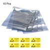 Unique Bargains Antistatic Resealable Durable Shielding Hard Drive Bags 10 Pcs - 3 of 3