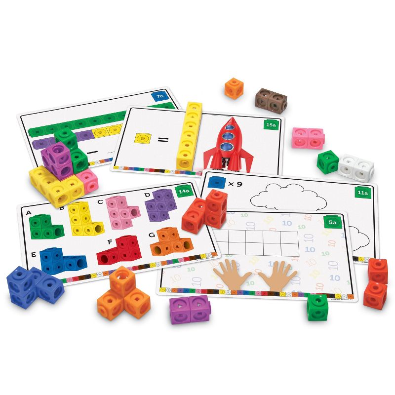 Learning Resources Kids&#39; MathLink Cubes Early Math Activity Set 115pc, 3 of 9