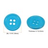 Unique Bargains Resin Craft Snap Round Flat 4-Hole Sewing Buttons 50 Pcs - 2 of 4