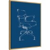Amanti Art Office Chair Blueprint I by Ethan Harper Canvas Wall Art Print Framed - 3 of 4
