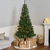 National Tree Company 7.5' First Traditions Pre-Lit Linden Spruce Artificial Christmas Tree Warm White LED Lights - 2 of 3