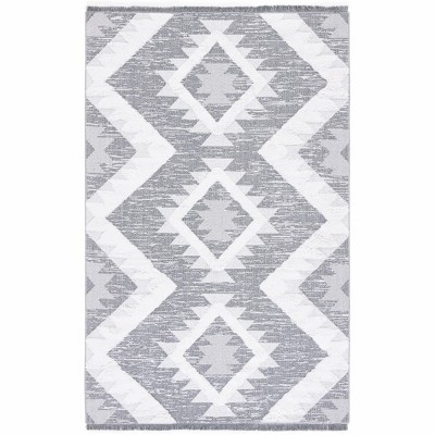 Non-slip Nsd420 Power Loomed Area Rug - Grey - 9'x12' - Safavieh : Target