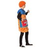 Imposta Costumes Adult Cheeseballs Costume Bodysuit One Size Orange - 3 of 4