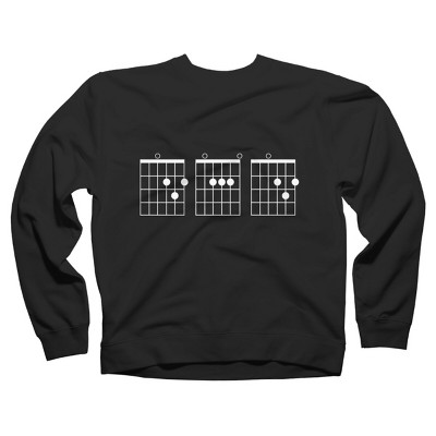 Adult Design By Humans Rocking Dad Guitar Chords By HoangCathrine Sweatshirt