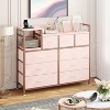 Acekool 9-Drawer Storage Dresser with Charging Station – TV Stand & Organizer for Bedroom or Living Room - 3 of 4