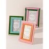 Shiraleah Viva 5" X 7" Pink and Green Picture Frame - 4 of 4