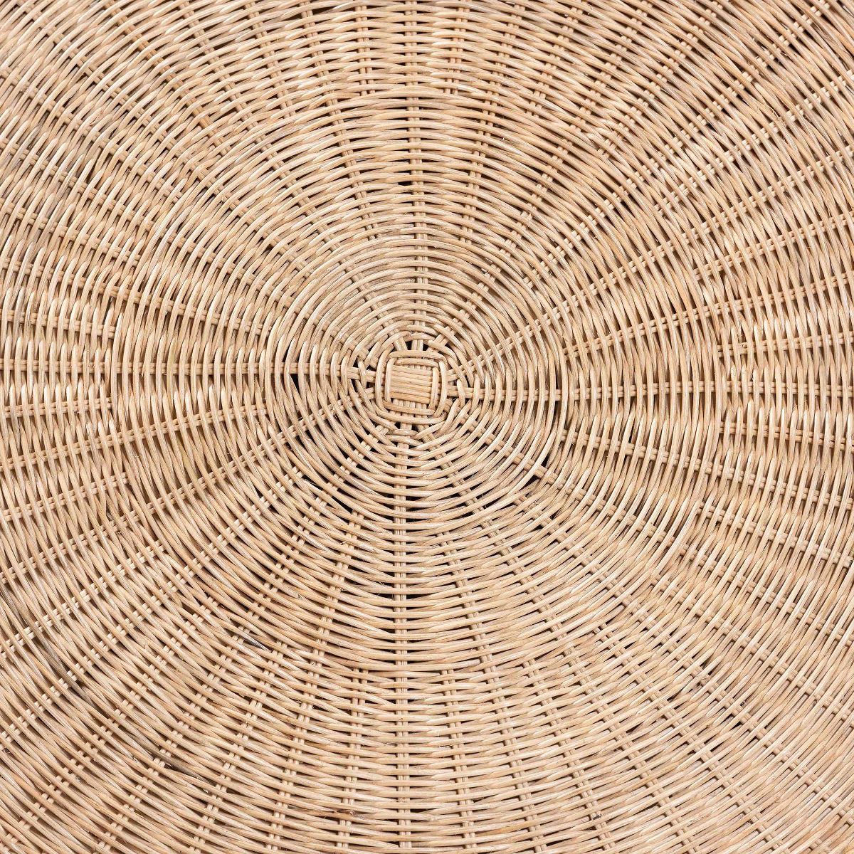 bali & pari Natala Rattan Dining Table Light Honey - thumbnail 5