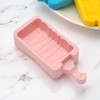 Unique Bargains Popsicles Mould Striped Building Block Shape Comes with 20 Stick Hand Washable 2.17"x5.71" 1 Pc - 2 of 4