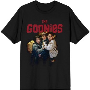 The Goonies Classic Men's Black Crew Neck Tee - 1 of 3