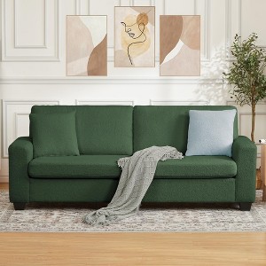 83 Inches Modern Oversized Loveseat Sofa for Living Room, Deep Seat 3-Seater Couch - 1 of 4