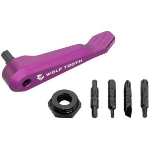 Wolf Tooth Axe Handle Multi-Tool - Purple Minimalist, Lightweight - 1 of 1