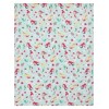 Kate Aurora Ultra Soft & Plush Under The Sea Mermaids & Fish Princess Fleece Accent Throw Blanket - 50 in. x 60 in. - 3 of 4