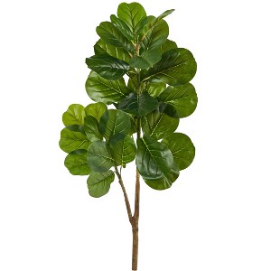 Nearly Natural 3.5-ft Fiddle Leaf Fig Artificial Tree (No Pot) - 1 of 3