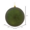 Vickerman Moss Green Ball Ornament - 2 of 4