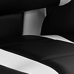 black and white