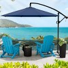 DSVIMOY Patio Umbrellas, Outdoor Market Hanging Umbrella, Patio Outdoor Umbrella with Crank Handle - 3 of 4