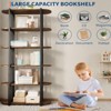 Bookshelf, 6 Tier Bookshelves,Industrial Free Standing Storage Shelving Unit - 3 of 4