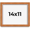 PosterPalooza | Photo Size Modernist Brown Picture Frame - UV Acrylic, Foam Board Backing, Hanging Hardware - 2 of 4