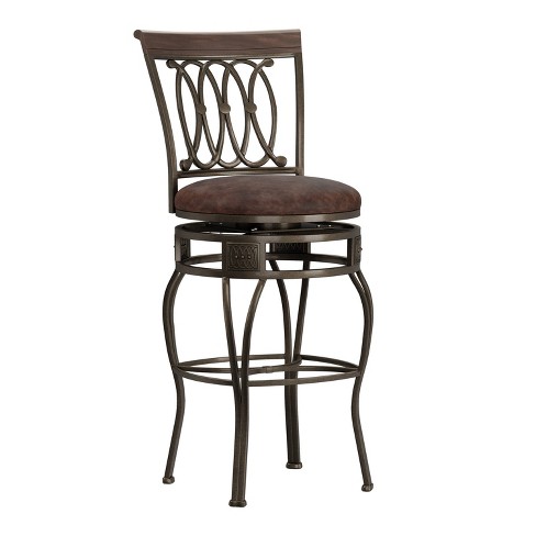 Bronze bar deals stools with backs