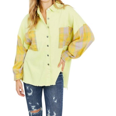 Women's Plaid Shacket - POL