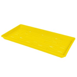 SUNPACK 10" x 20" Heavy Duty Shallow Plastic Seed Starting Tray, 1" - 1 of 2