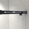 PexFix 76 in.x 60 in. Frameless Double Sliding Shower Door 8mm Tempered Glass With Adjustable Soft Closing Design for Spa Bathroom Clear Matte Black - 2 of 4