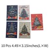 Unique Bargains Christmas Greeting Card Multicolored 4.5x3.1 Inch 10Pcs - 3 of 4