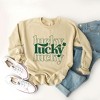 Simply Sage Market Women's Graphic Sweatshirt Lucky Clover Checkered - 2 of 4