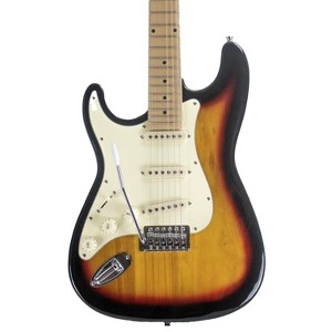 Sawtooth ET Series Left-Handed Electric Guitar, Butterscotch with Black Pickguard - 1 of 4