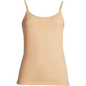 GEMBERA Womens Sleeveless Racerback High Neck Casual Basic Cotton Ribbed Fitted  Tank Top Beige Tan Nude S at  Women's Clothing store