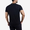 CULTURA Men's Short Sleeves 100% Cotton Polo With Jaquard Rib And Chest Rib Pocket - 2 of 4