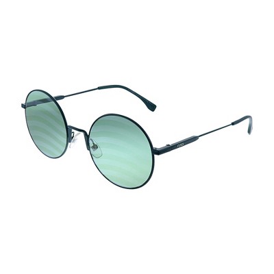 Fendi Waves FF 0248 1ED XR Womens Round Sunglasses Green 53mm