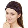 Unique Bargains Women's Fireworks Thin Lace Wide Headband 1 Pc - 4 of 4