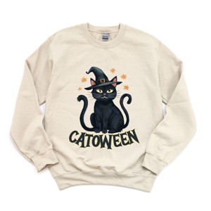 Simply Sage Market Catoween Cat Sweatshirt - 1 of 4