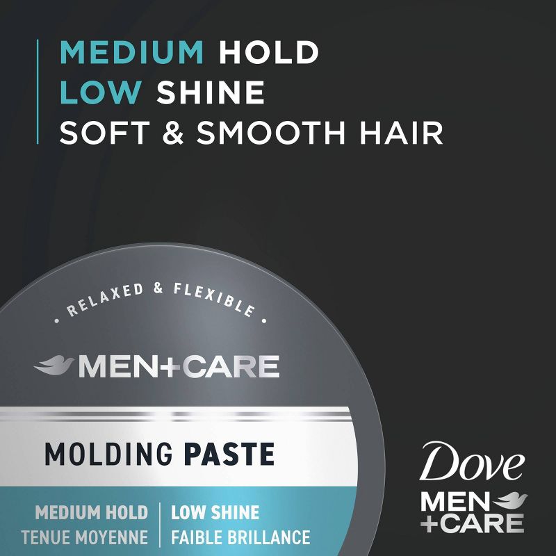 Dove Men+Care Medium Hold Hair Styling Paste - 1.75oz, 5 of 13
