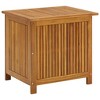 vidaXL Patio Storage Box 23.6"x19.7"x22.8" Solid Wood Acacia - 2 of 4