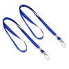 Unique Bargains ID Name Badge Holder Metal Swivel Clip Neck Strap Lanyard Blue 10 Pcs - 4 of 4