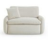 TOV Furniture Rachelle Velvet Lounge Chair in Cream - 3 of 4