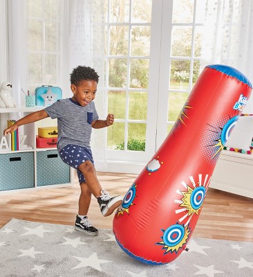 Kidoozie B-active Bounce Back Punching Bag, Inflatable For Indoor ...