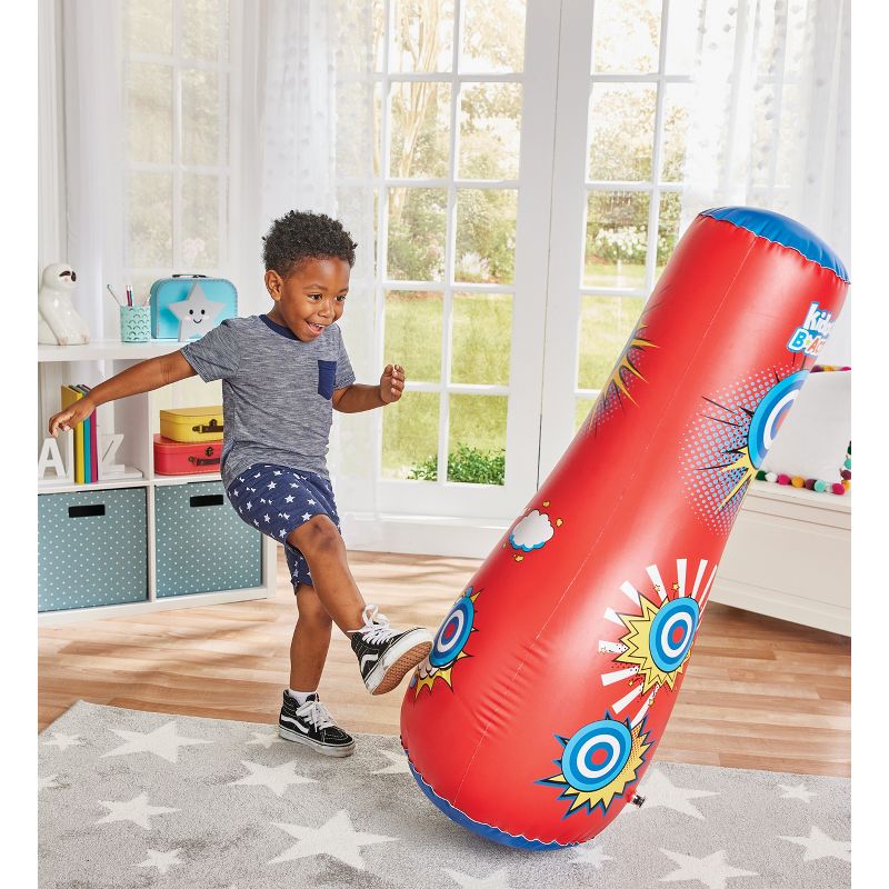Kidoozie B-Active Bounce Back Punching Bag, Inflatable for Indoor & Outdoor Play, Activity & Exercise, Ages 3+., 2 of 8