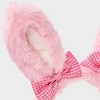 Girls' Easter Bunny Ears with Bows Headband - Cat & Jack™️: Fashion Accessory for All Hair Types, Ages 3+ - 3 of 3